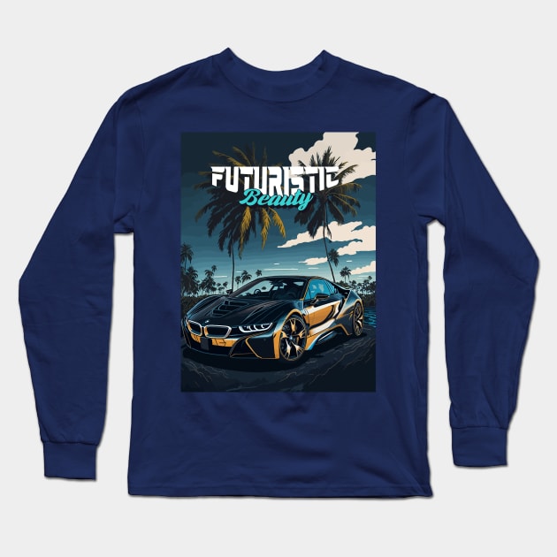 Futuristic Beauty Long Sleeve T-Shirt by By_Russso